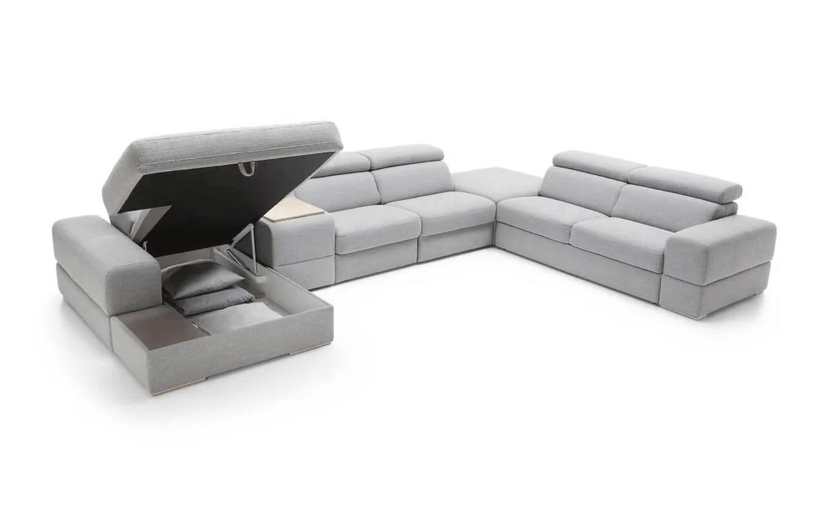 Plaza Sectional w/Bed, Recliner Chair, Bar & Storage