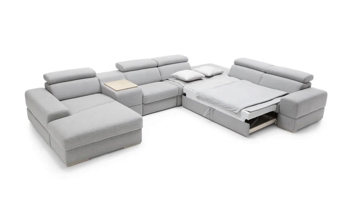 Plaza Sectional w/Bed, Recliner Chair, Bar & Storage