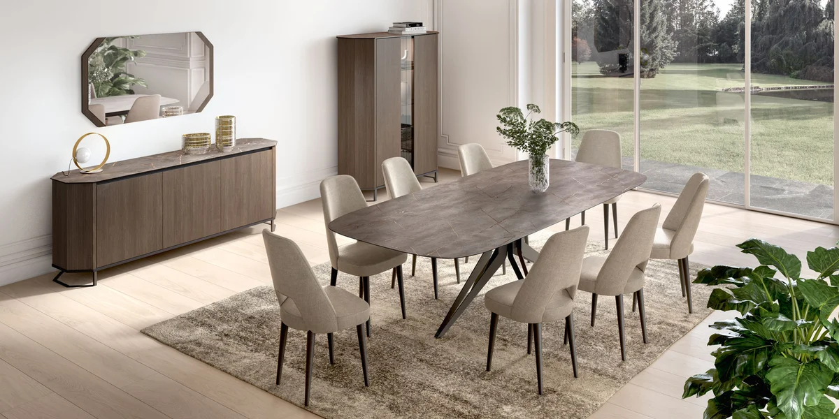 Hexagon Dining table Fixed 275cm