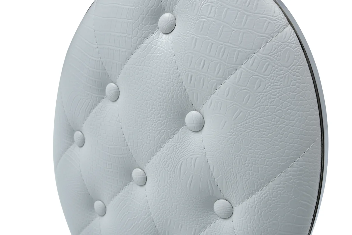 110 Marble Dining Table with 110 White Chairs