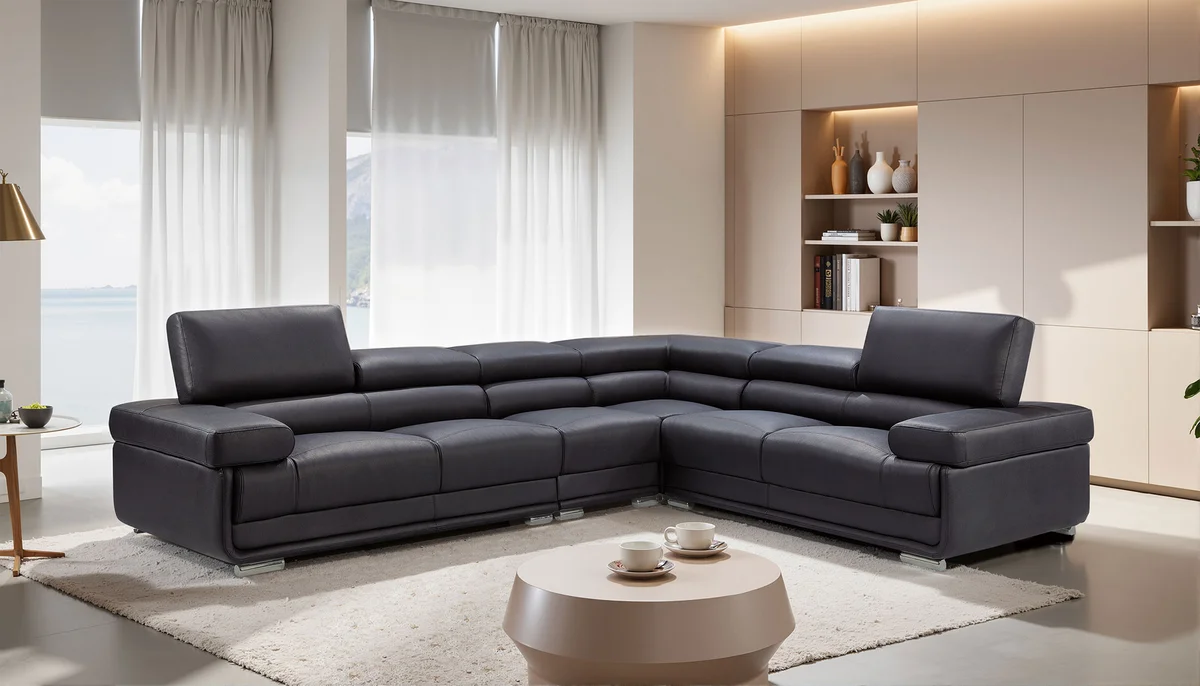 2119 Sectional Black