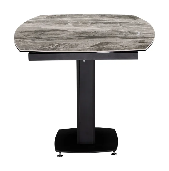 2417 Marble Table Grey with 3405 Chairs Cream