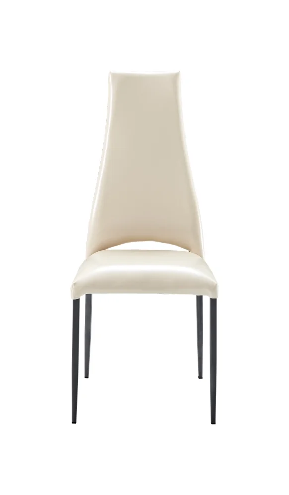 2417 Marble Table Grey with 3405 Chairs Cream