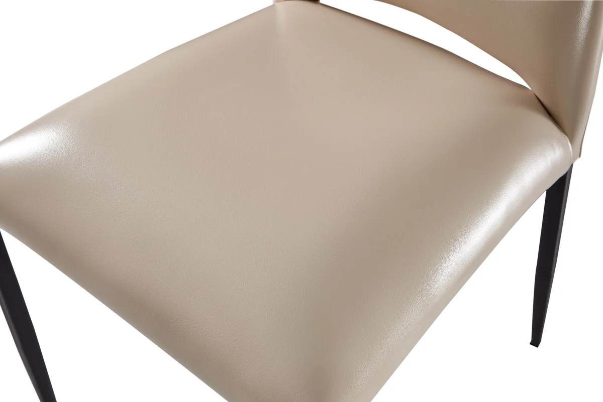 2417 Marble Table Grey with 3405 Chairs Cream