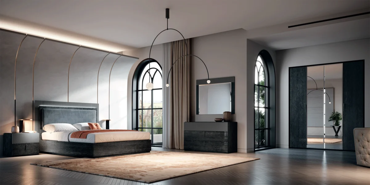 Onyx Single Dresser / Mirror - View 2