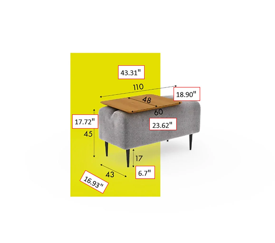 Monroe GREY Living room