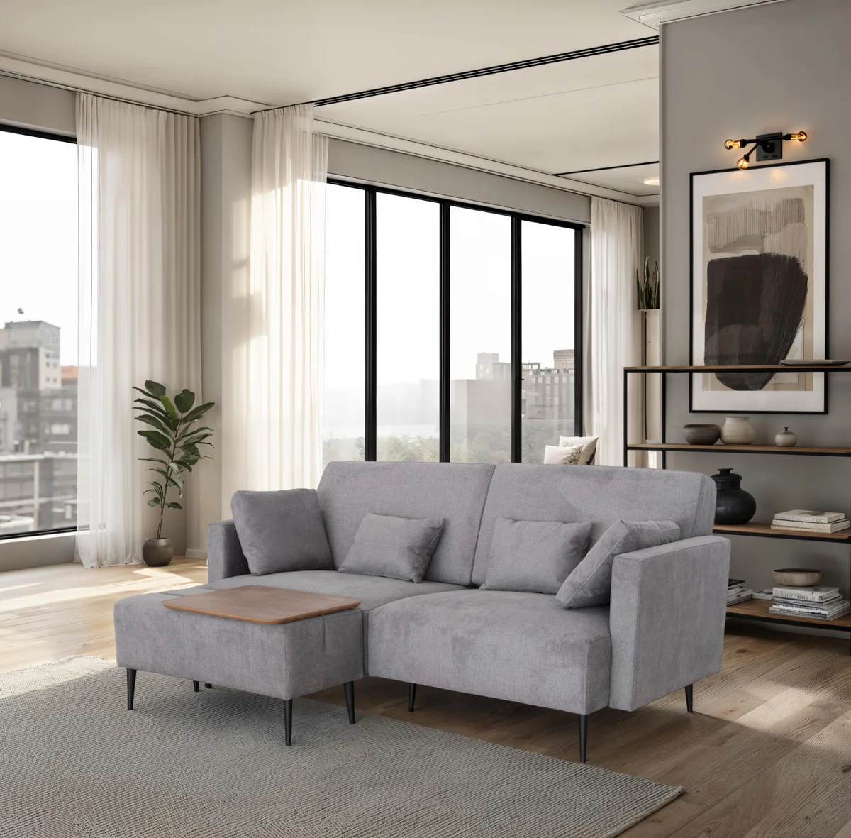 Monroe GREY Living room