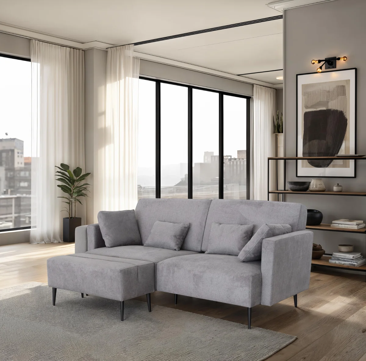 Monroe GREY Living room