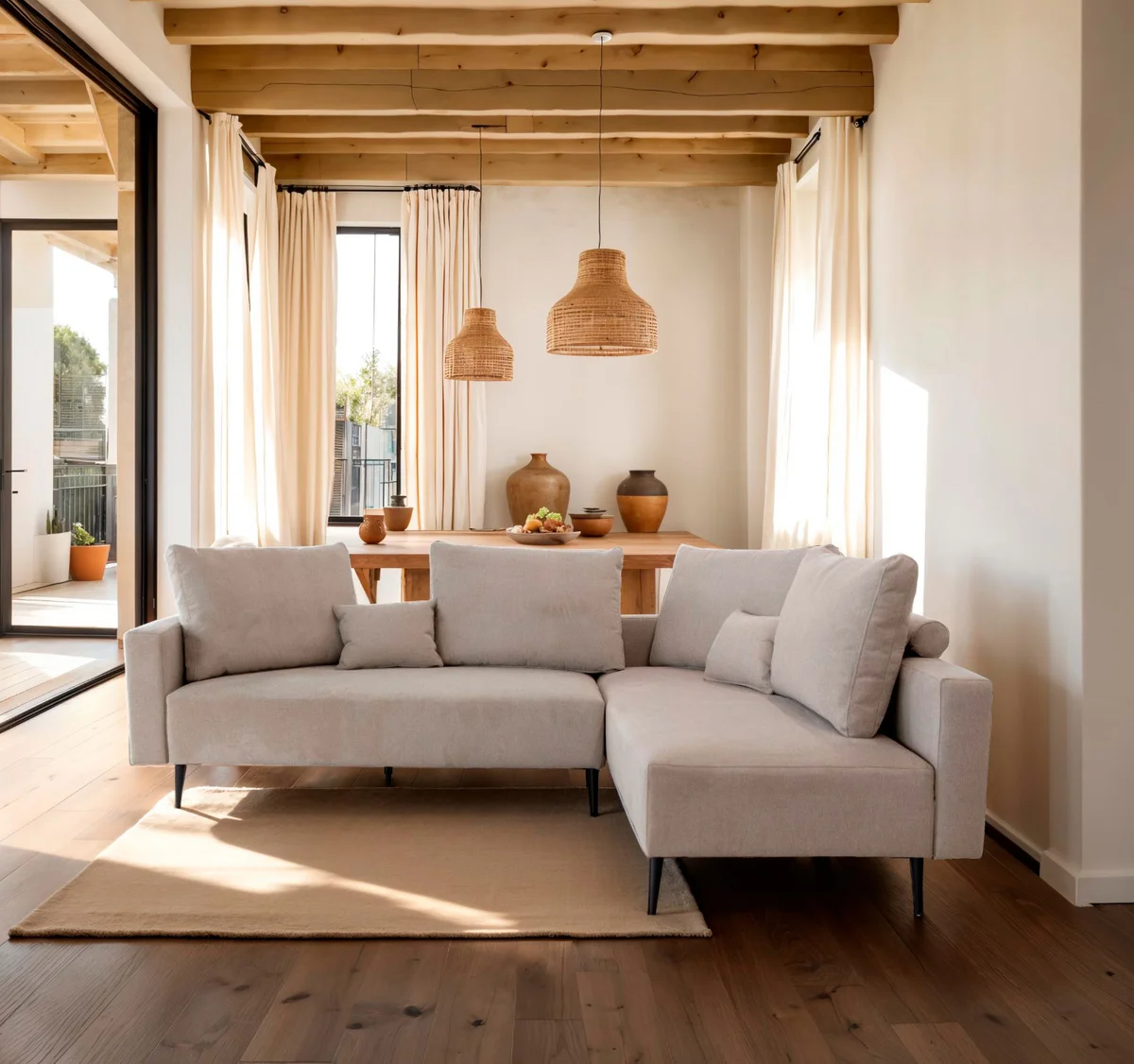 Redford Sectional Beige