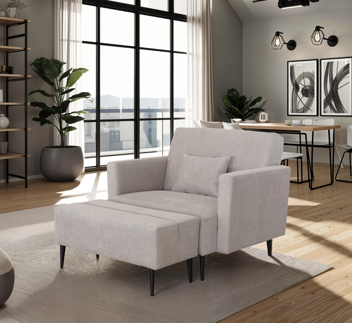 Monroe BEIGE Living room