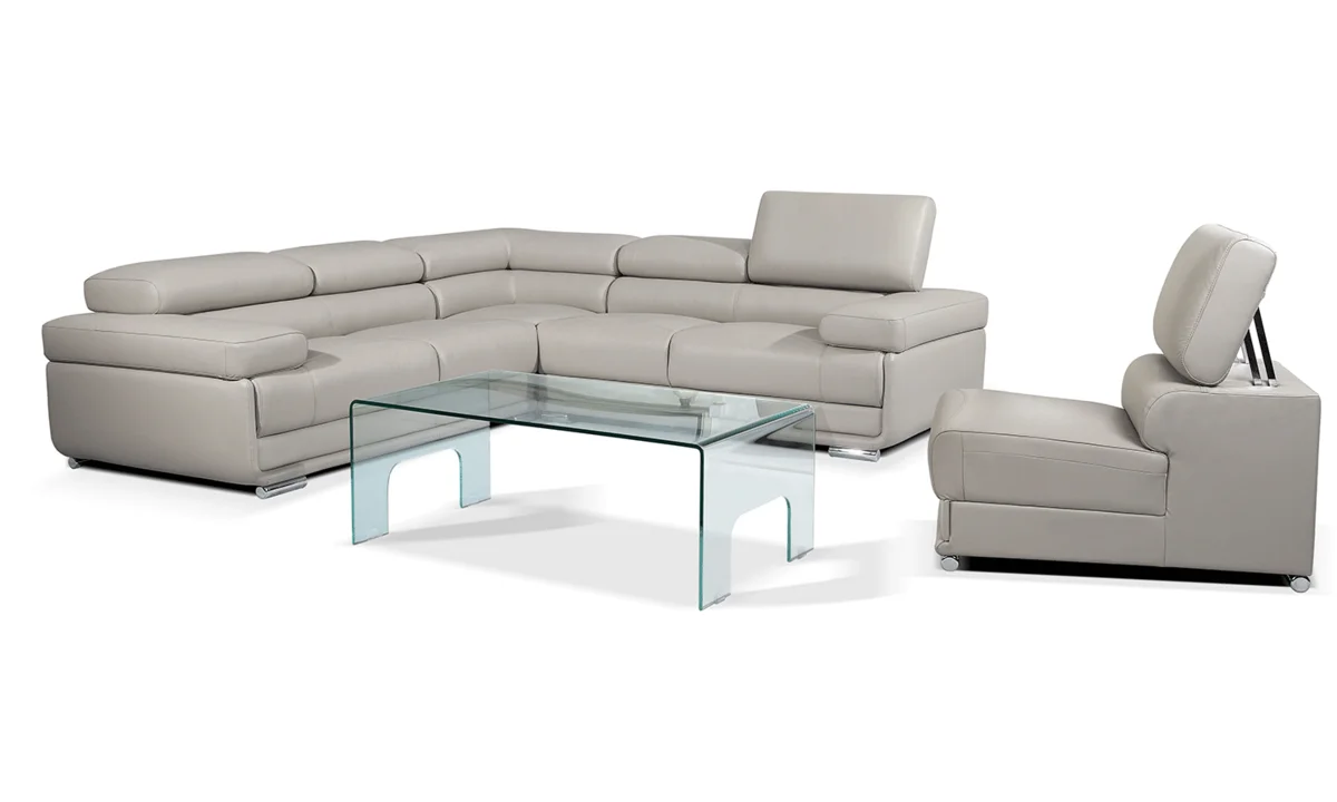 2119 Sectional Light Grey