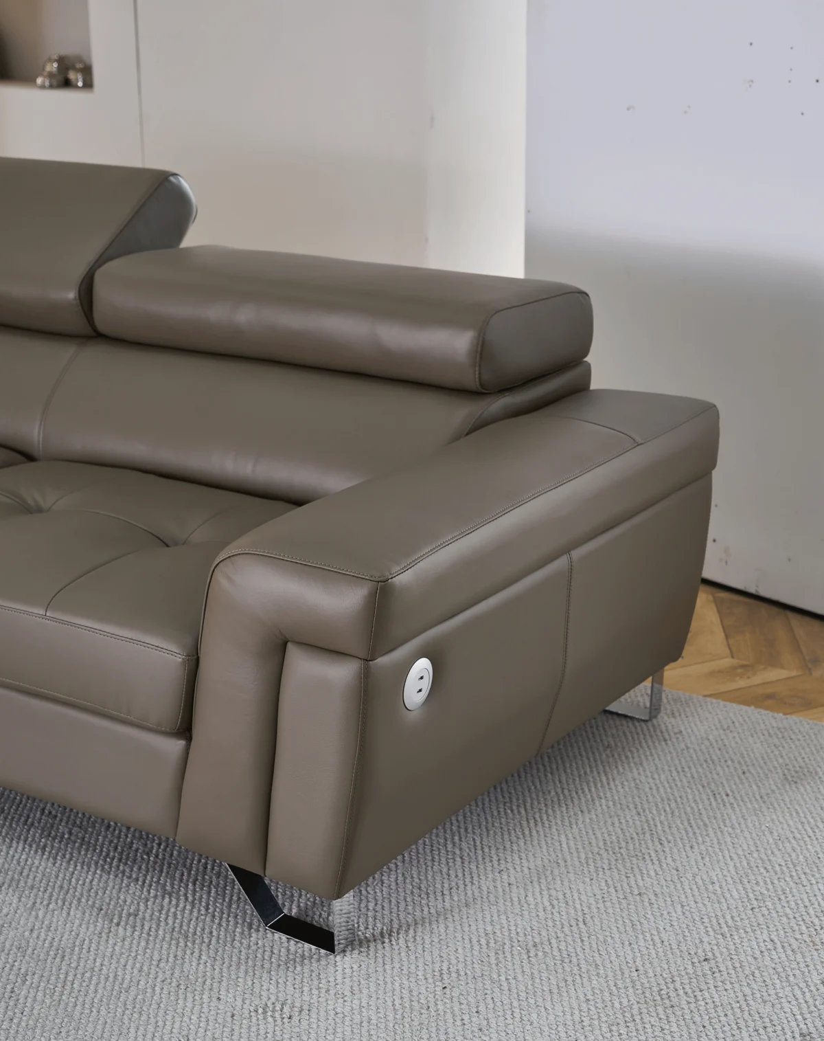 1807 Sectional Left Taupe