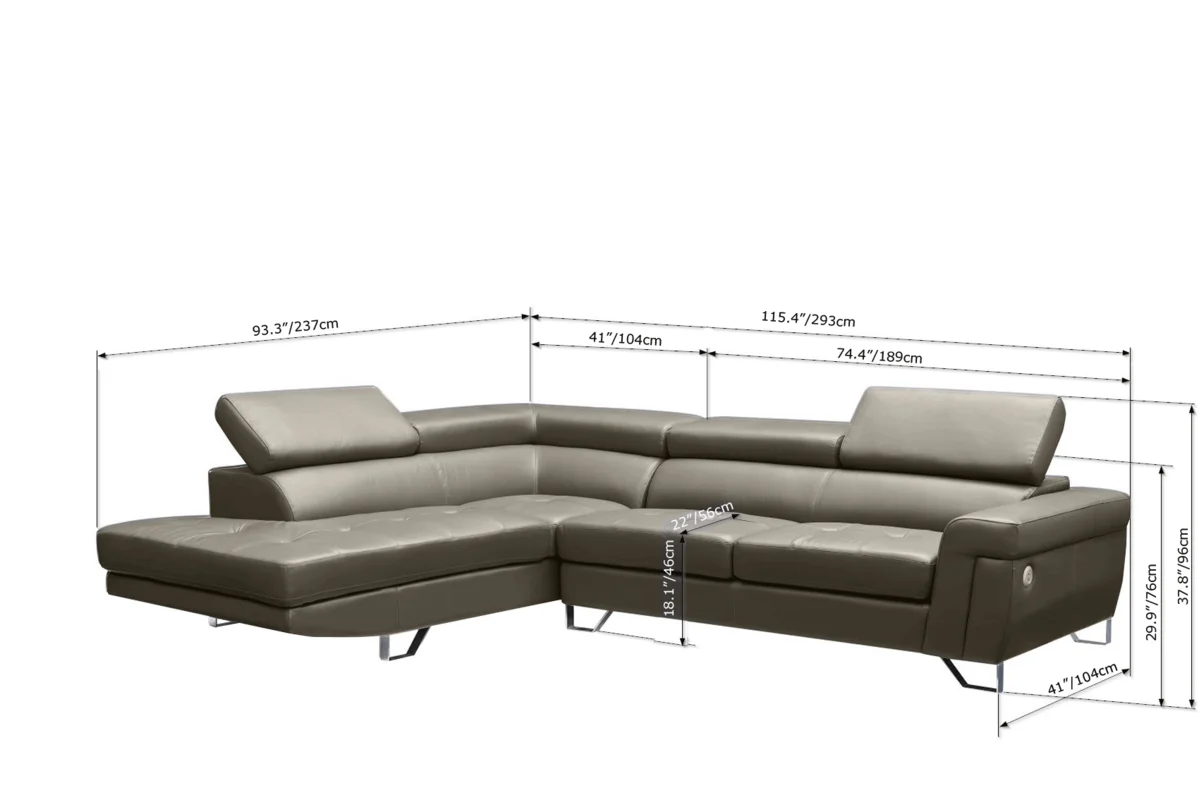 1807 Sectional Left Taupe
