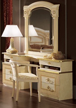 Aida Ivory mirror for Dresser/Vanity/Buffet - View 2