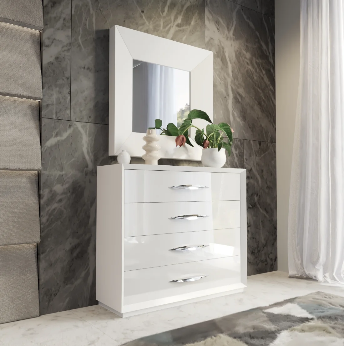 Orion Bed with Carmen cases