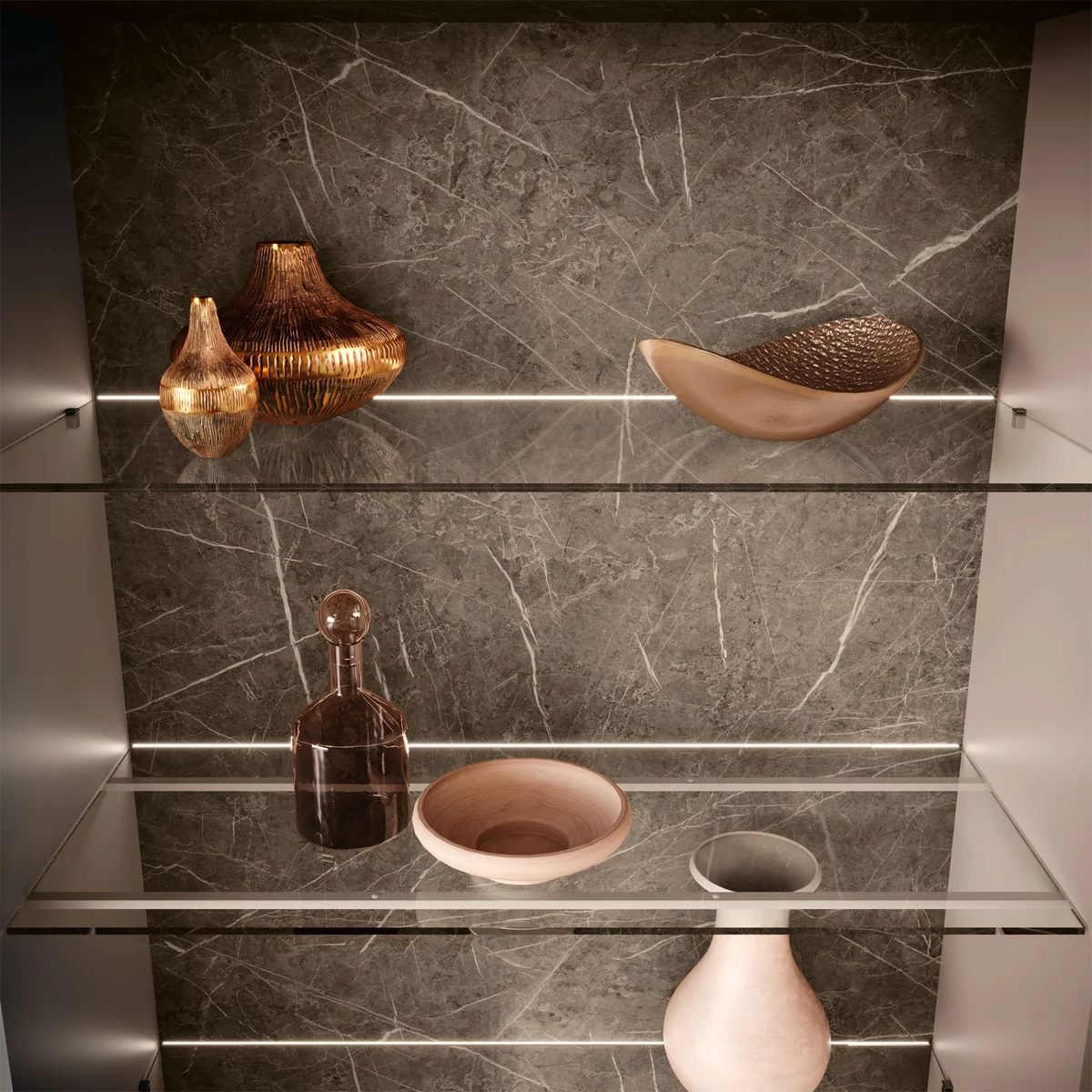 Fidia 2 Door Vitrine - View 2