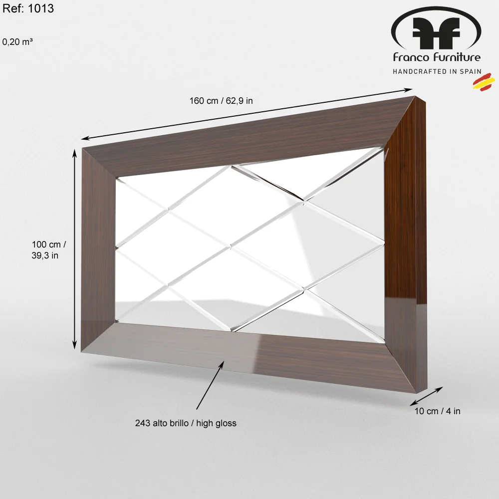 Carmen Walnut mirror - View 2