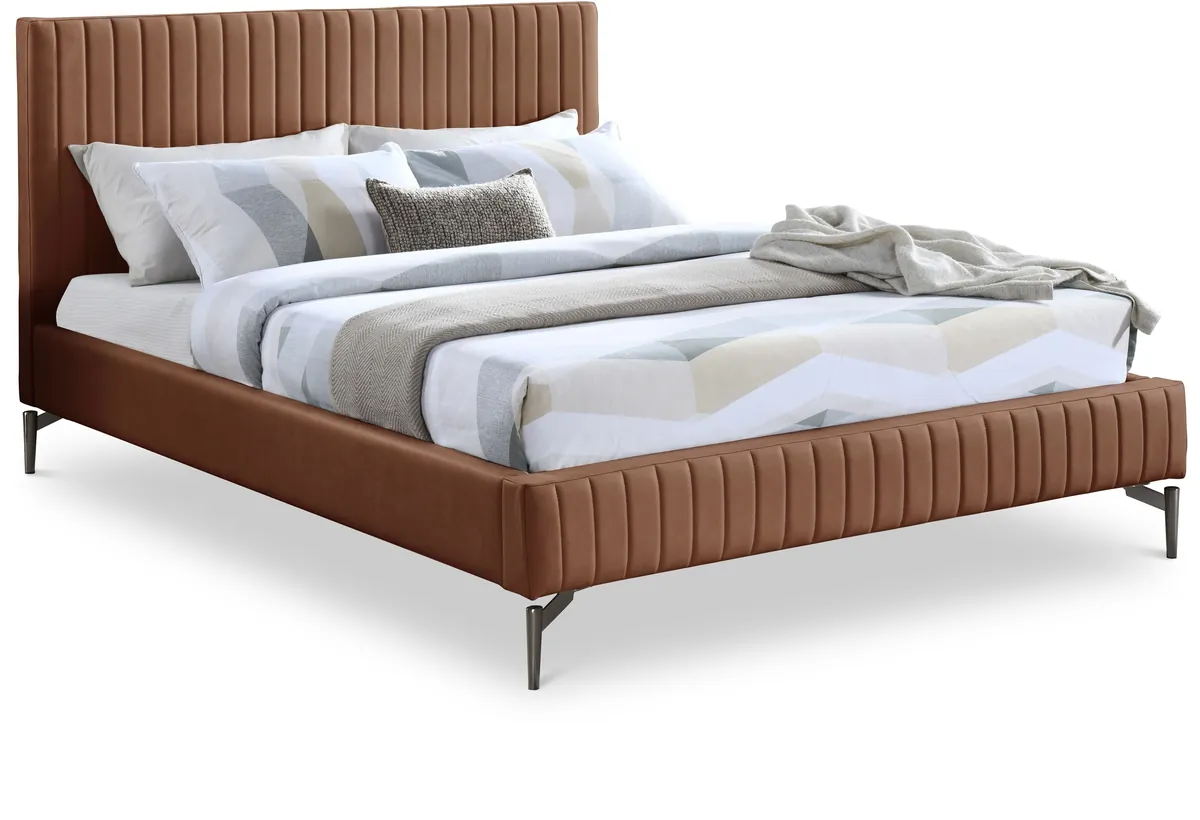 Gallo - King Bed - Cognac