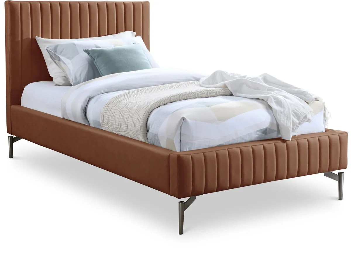Gallo - Twin Bed - Cognac