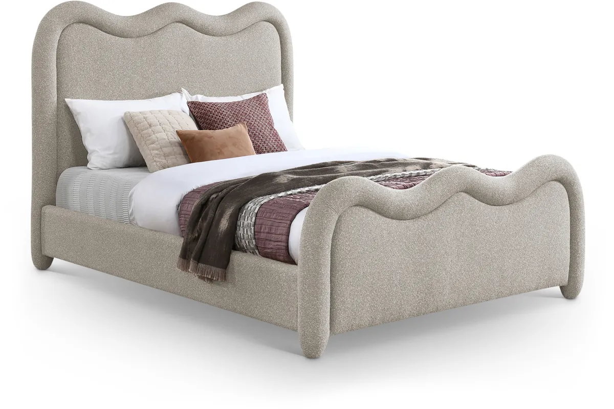 Gavin - Queen Bed - Beige