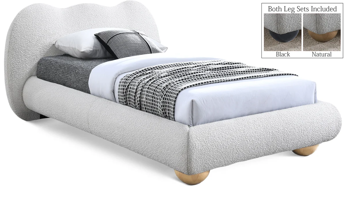 Hyde - Twin Bed - Cream