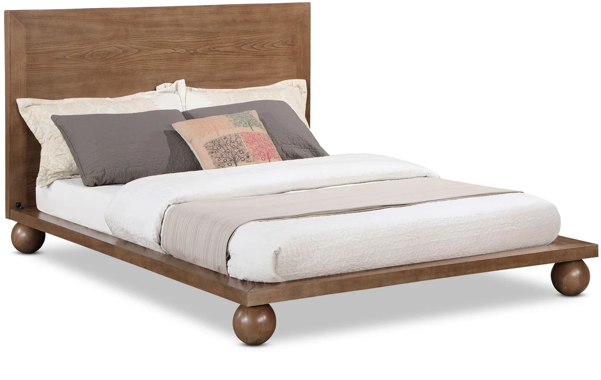 Kent - Queen Bed - Walnut