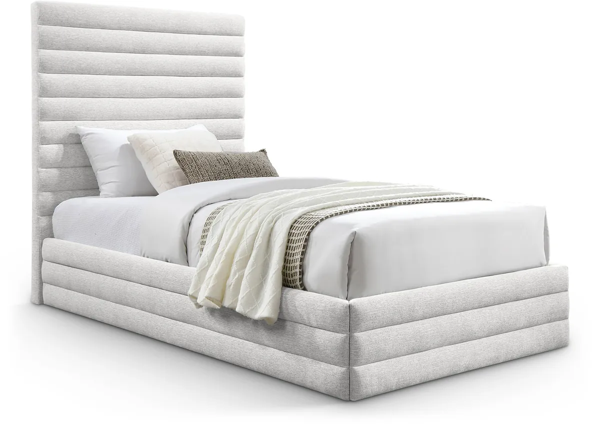 Maxwell - Twin Bed - Cream