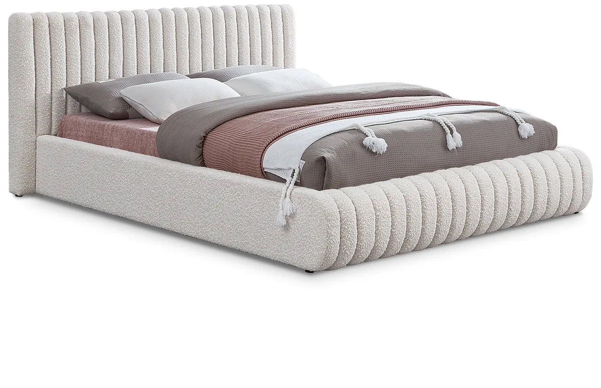 Nash - Queen Bed - Cream
