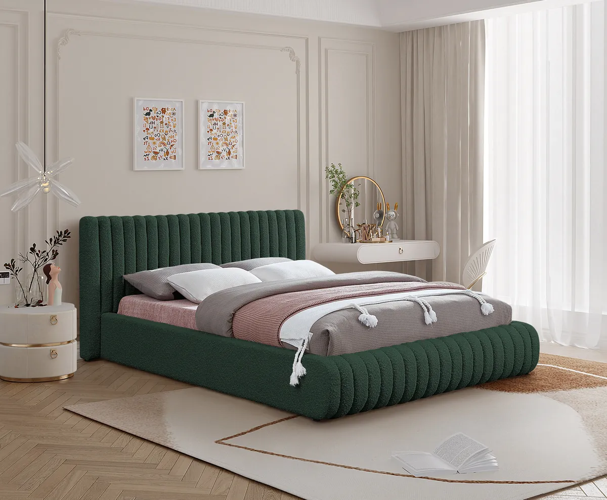 Nash - King Bed - Green - View 2