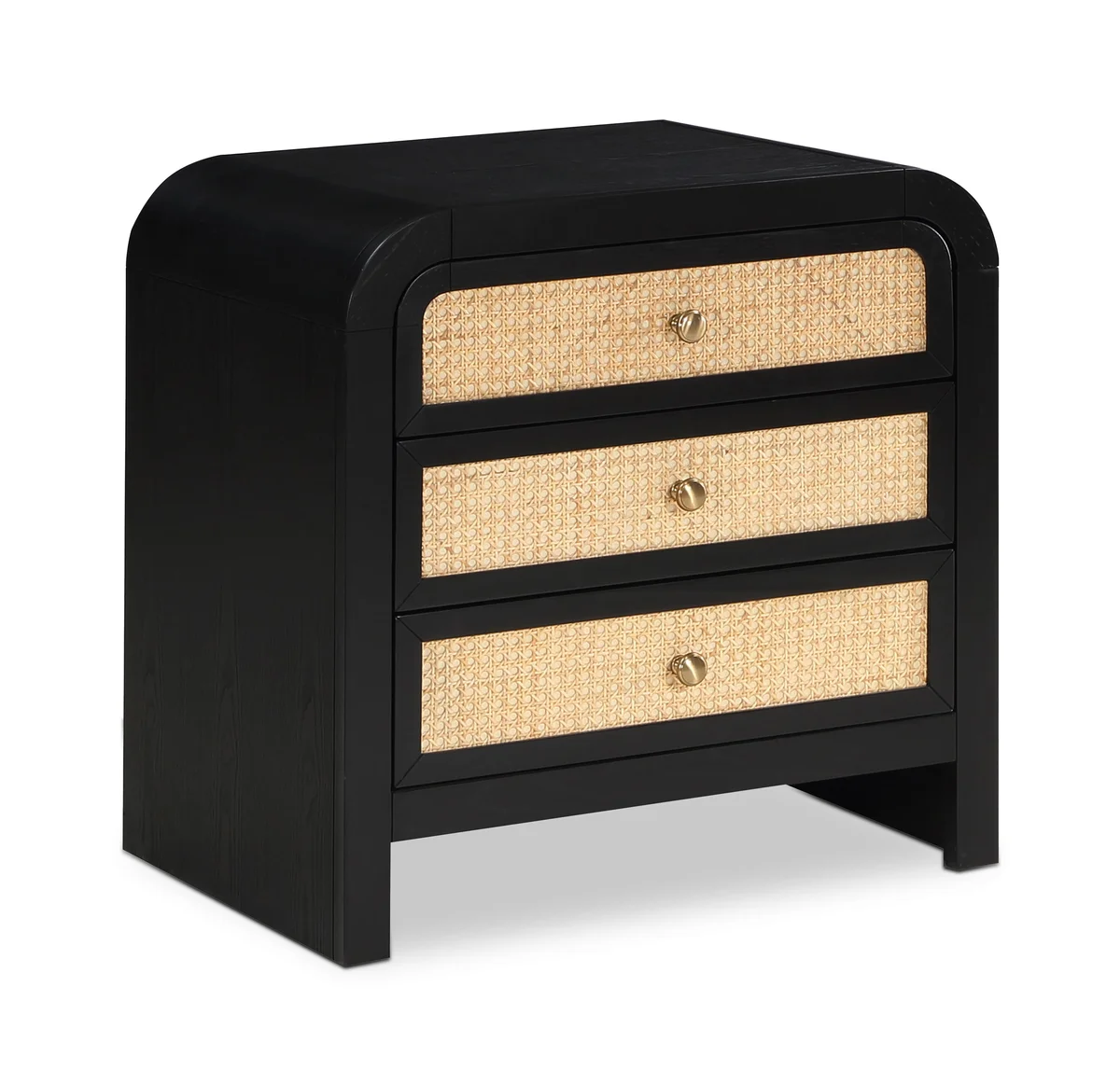 Siena - Night Stand - Black
