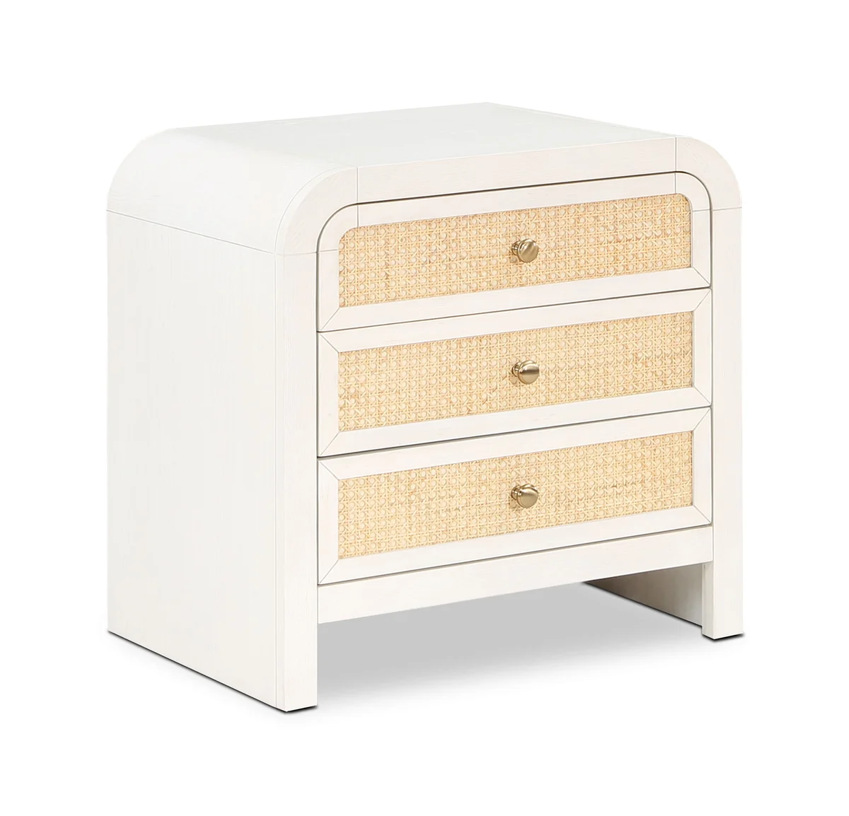 Siena - Night Stand - White