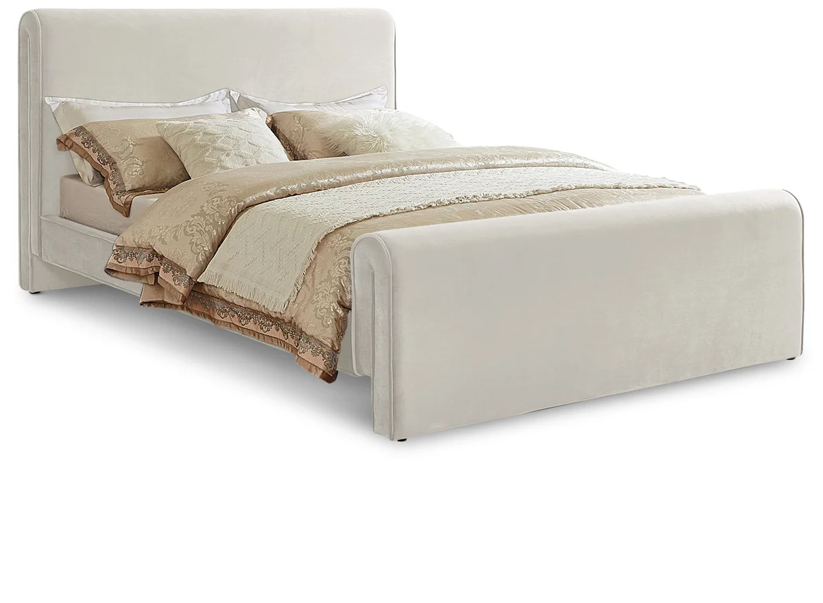 Sloan - King Bed - Cream