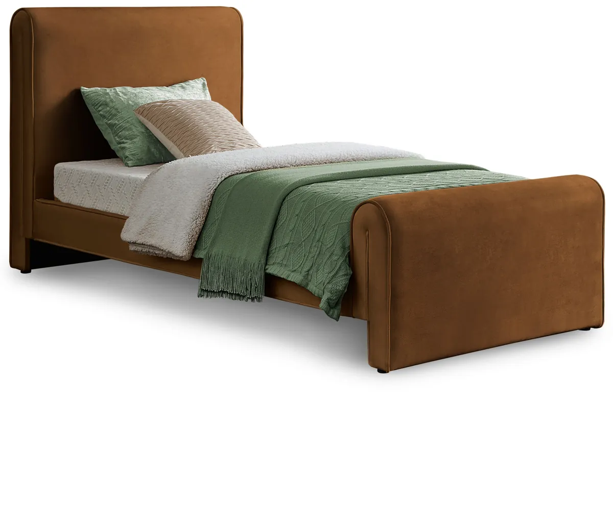 Sloan - Twin Bed - Saddle