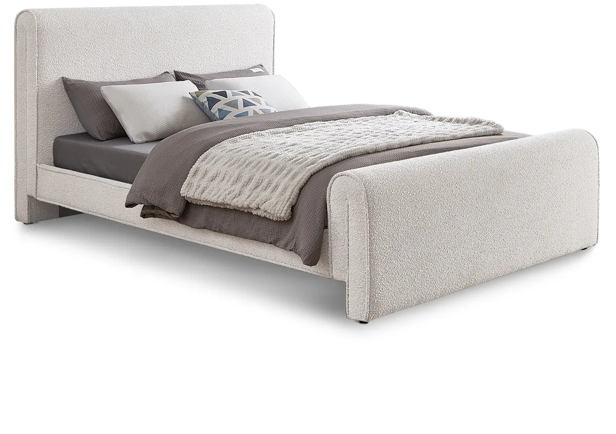 Stylus - King Bed - Cream