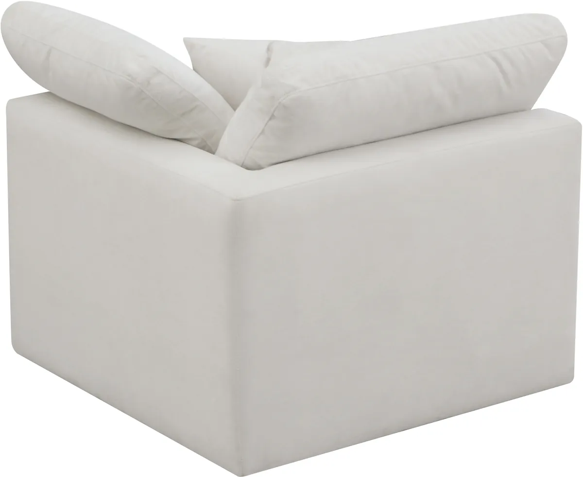 Plush - Corner Chair - Cream