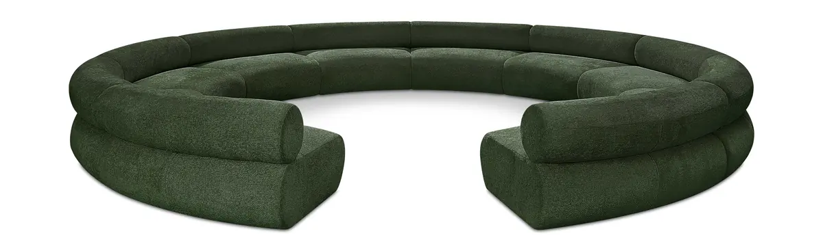 Bale - 10 Piece Modular Sofa - Green