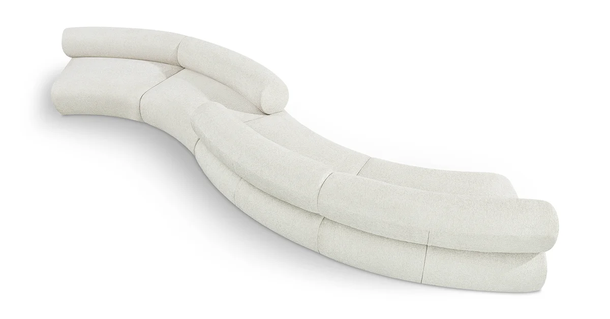 Bale - 4 Piece Modular Sofa - Cream