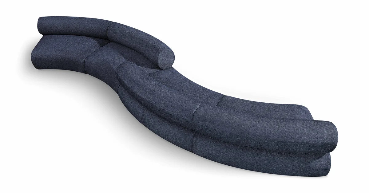 Bale - 4 Piece Modular Sofa - Navy
