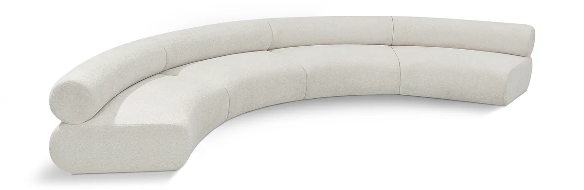 Bale - 4 Piece Modular U-Shaped Sofa - Cream