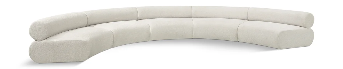 Bale - 5 Piece Modular Sofa - Cream