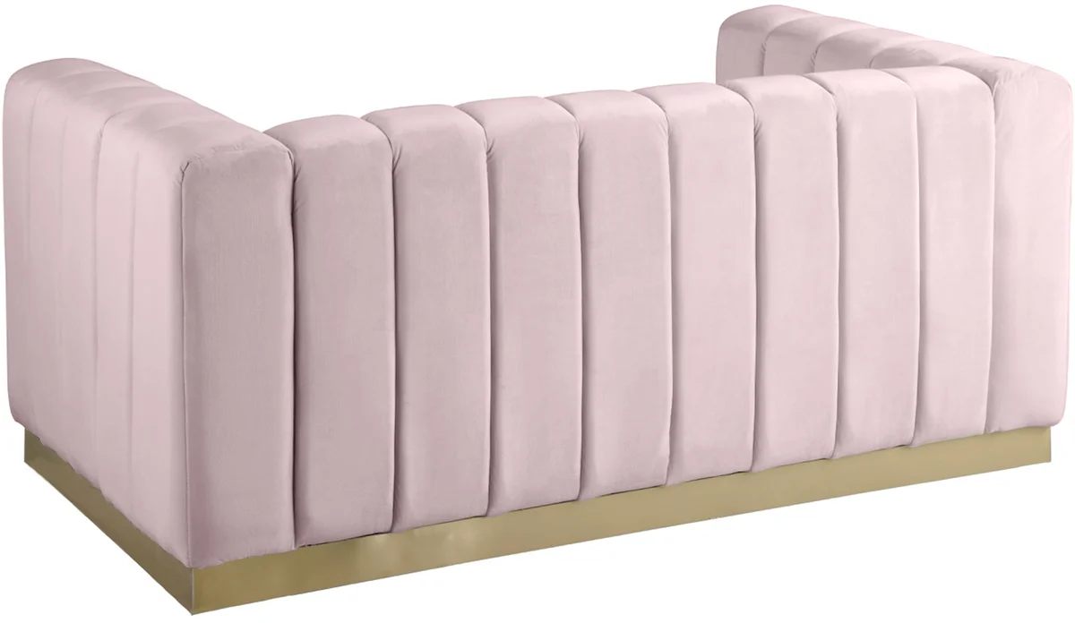 Marlon - Loveseat - Pink