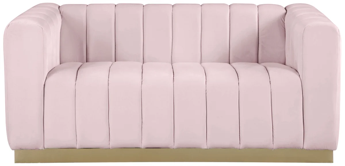 Marlon - Loveseat - Pink