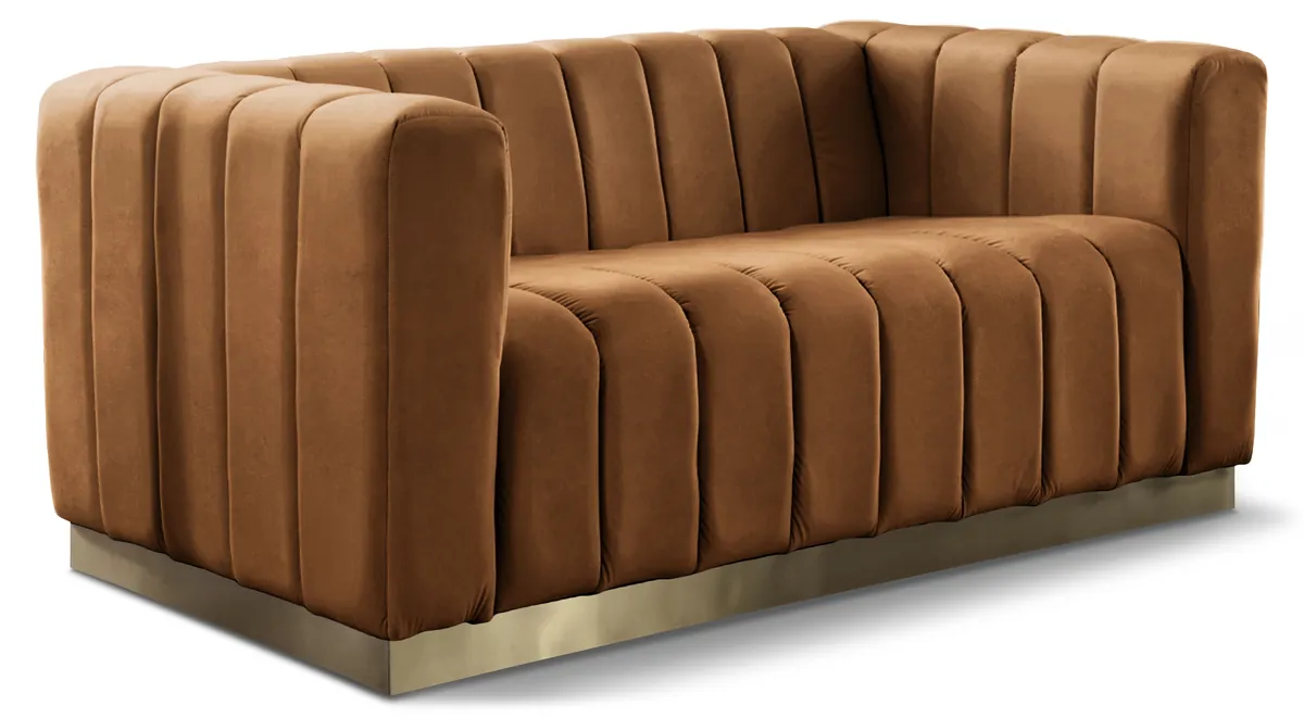 Marlon - Loveseat - Saddle