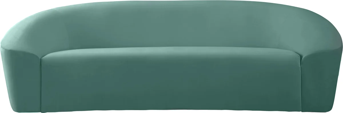 Riley - Velvet Sofa - Mint