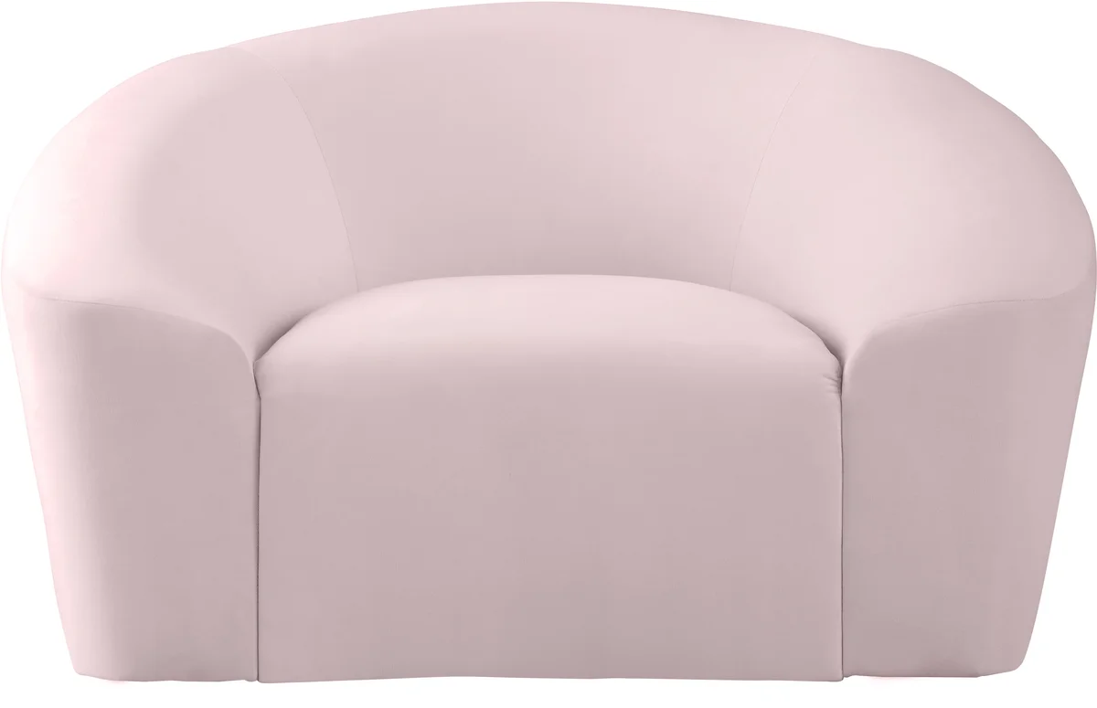 Riley - Velvet Chair - Pink