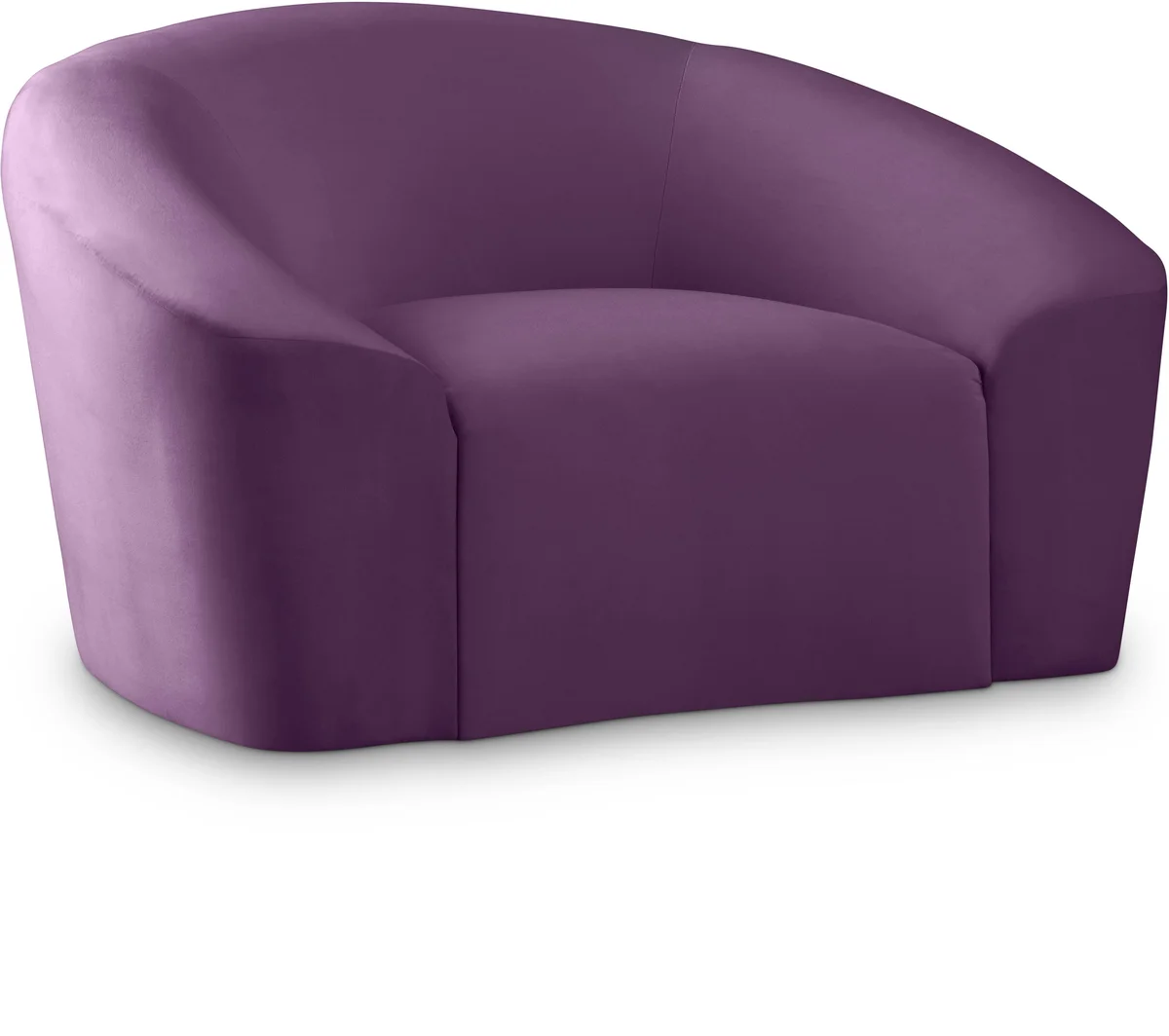 Riley - Velvet Chair - Purple