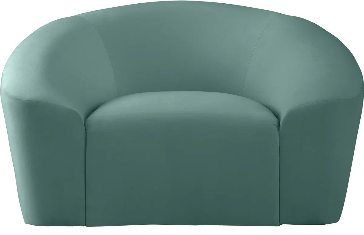 Riley - Velvet Chair - Mint
