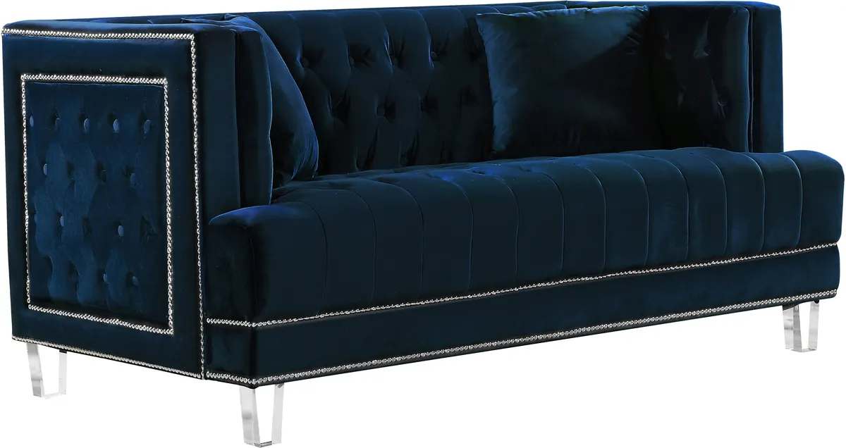 Lucas - Loveseat - Navy