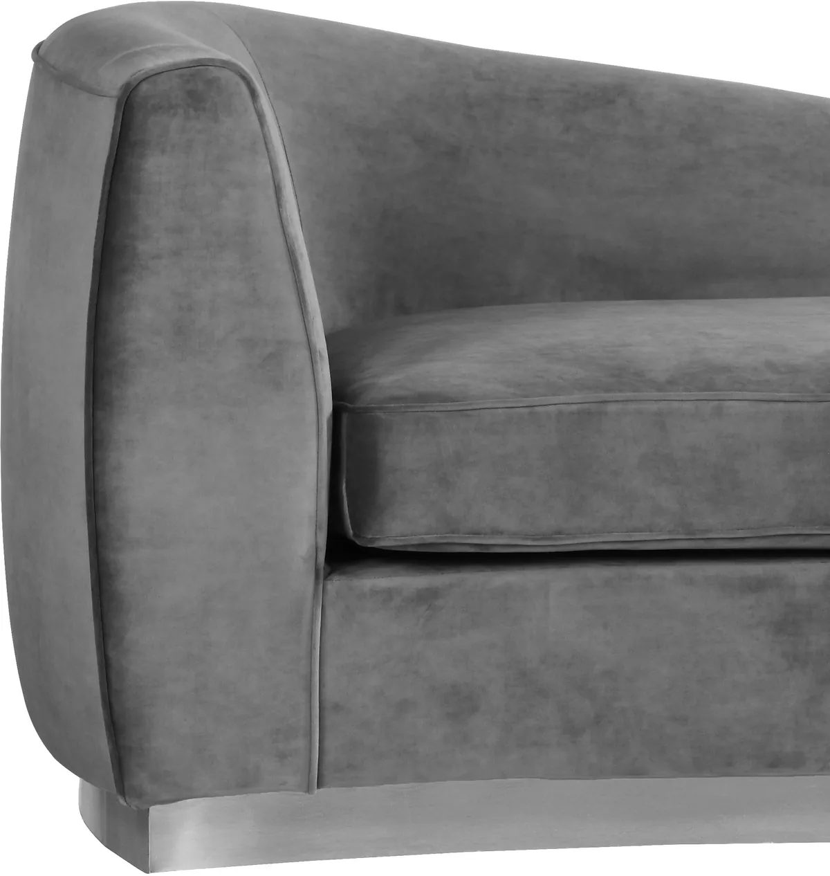 Julian - Chaise - Gray - Fabric