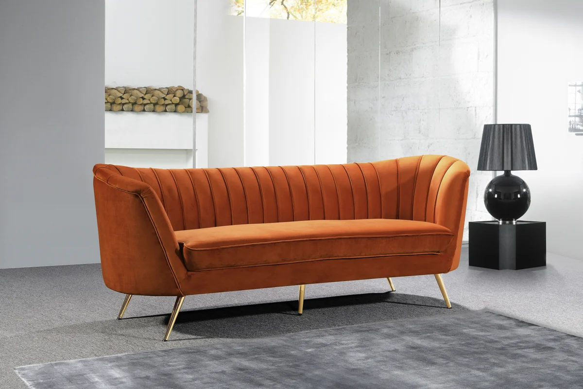 Margo - Sofa - Cognac - View 2